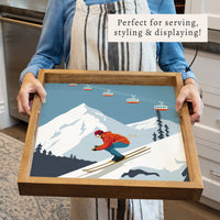 Bluebird Ski Day Serving Tray
