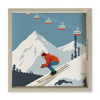 Bluebird Ski Day Serving Tray