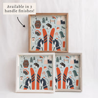 Chairlift Charm Serving Tray