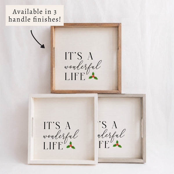 It's a Wonderful Life Serving Tray