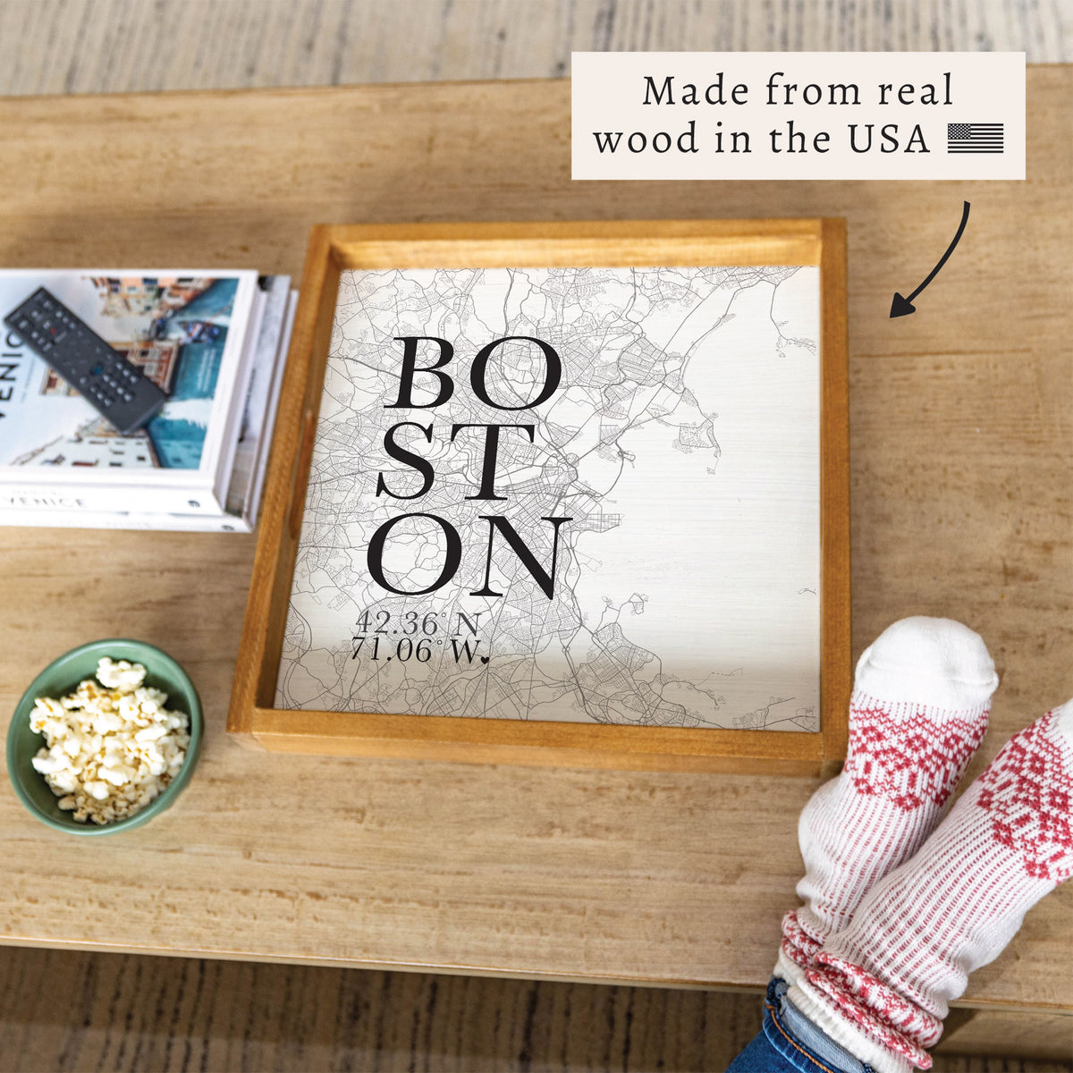 Boston City Grid Serving Tray