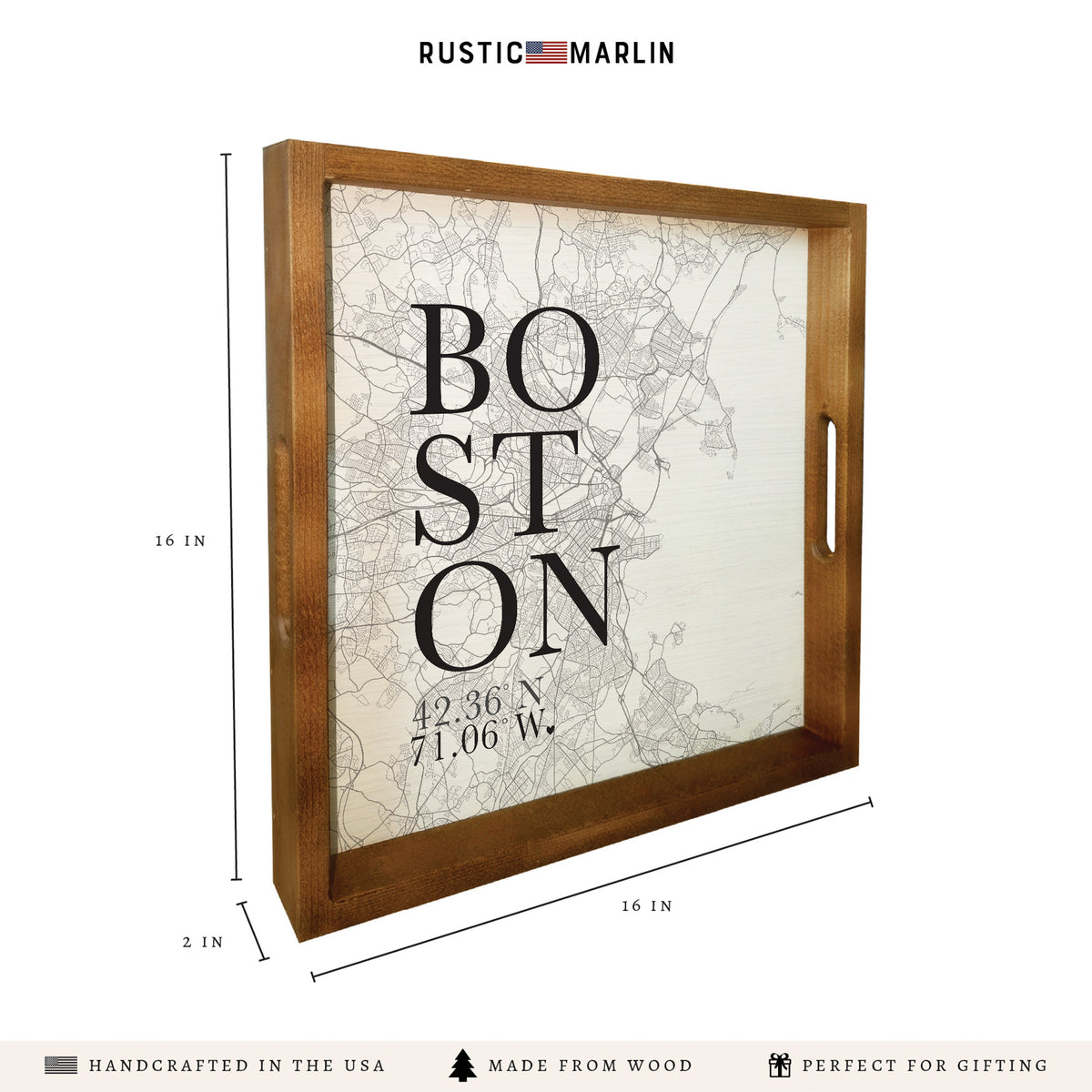 Boston City Grid Serving Tray