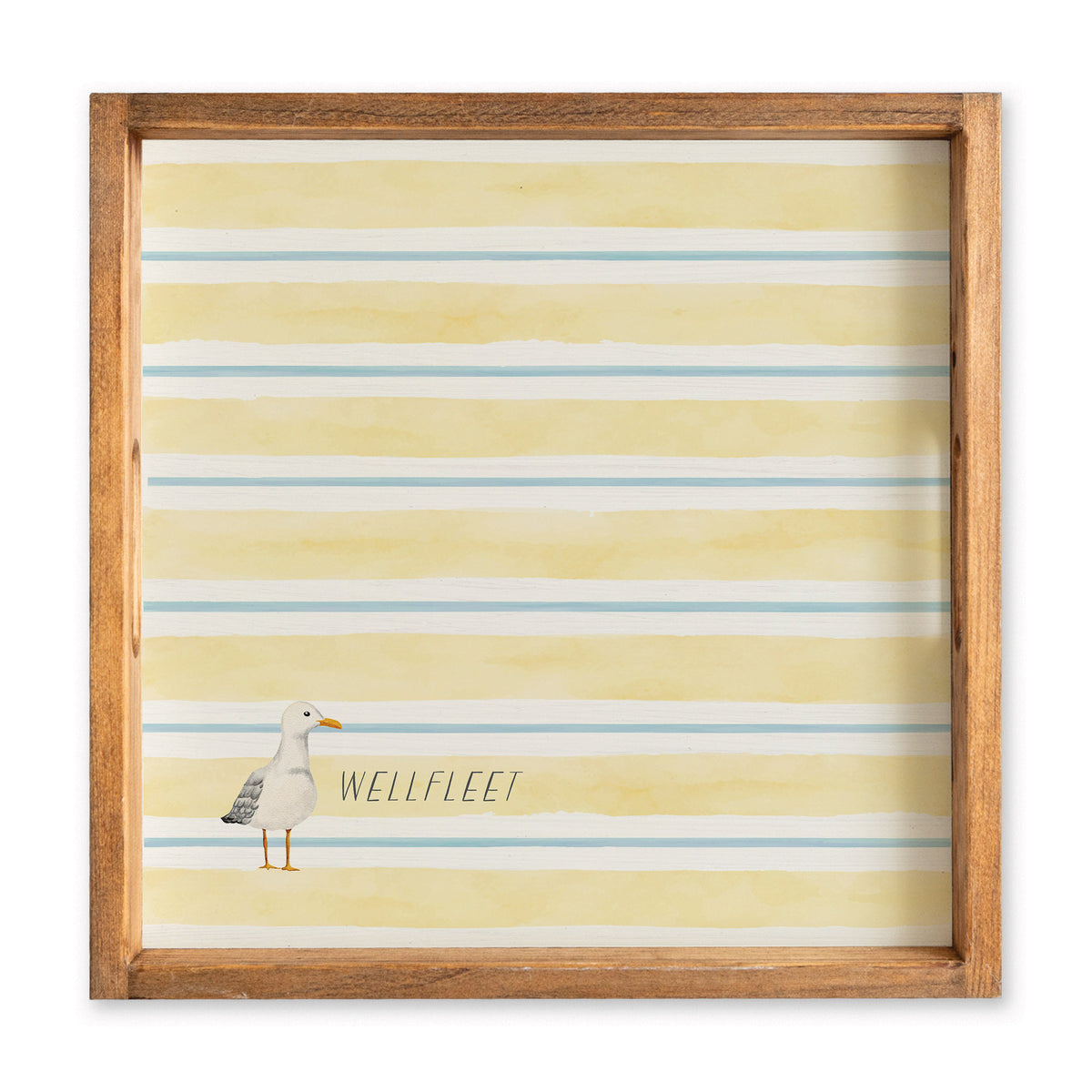 Seagull Stripe Personalized Serving Tray