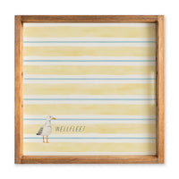 Seagull Stripe Personalized Serving Tray