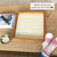 Seagull Stripe Personalized Serving Tray