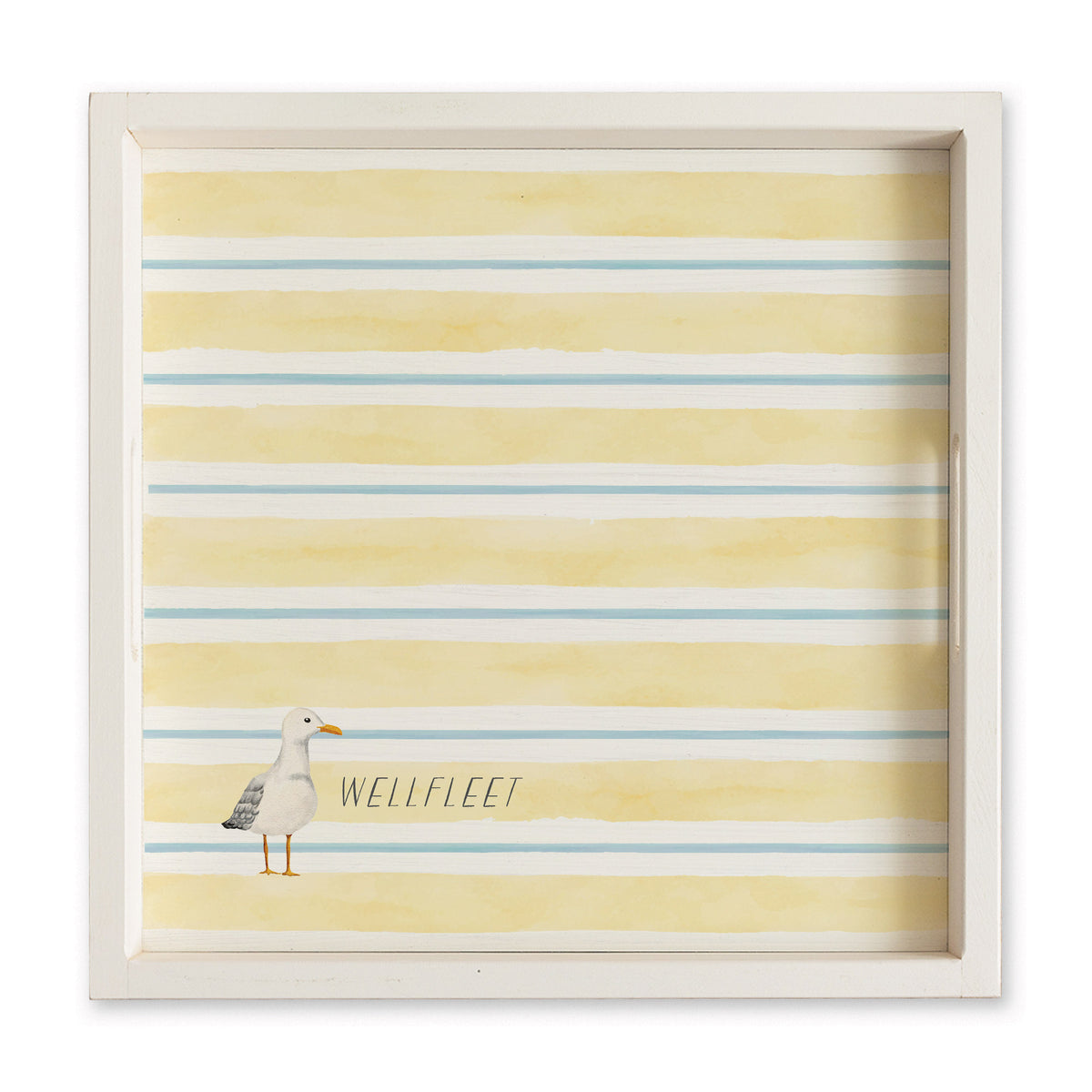 Seagull Stripe Personalized Serving Tray