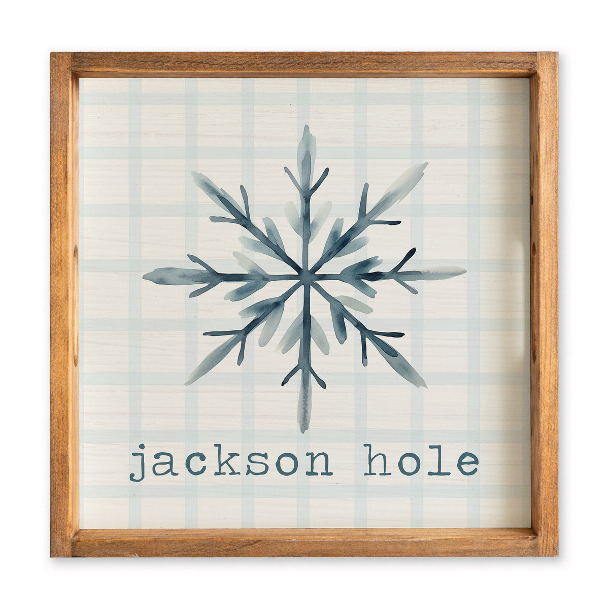 Snowflake Personalized Serving Tray