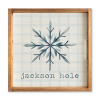 Snowflake Personalized Serving Tray