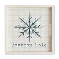 Snowflake Personalized Serving Tray