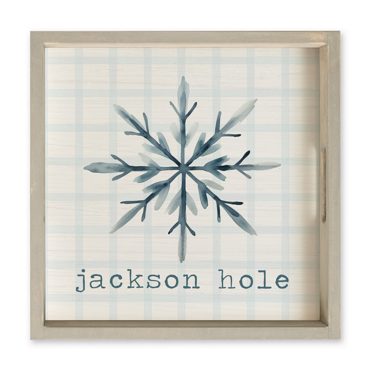 Snowflake Personalized Serving Tray