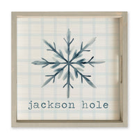 Snowflake Personalized Serving Tray