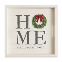 Holiday Home Personalized Serving Tray