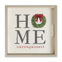 Holiday Home Personalized Serving Tray
