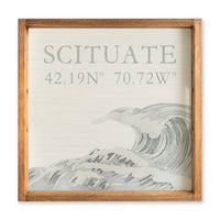 Coastal Wave Personalized Serving Tray