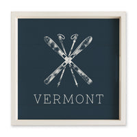 Skis Personalized Serving Tray