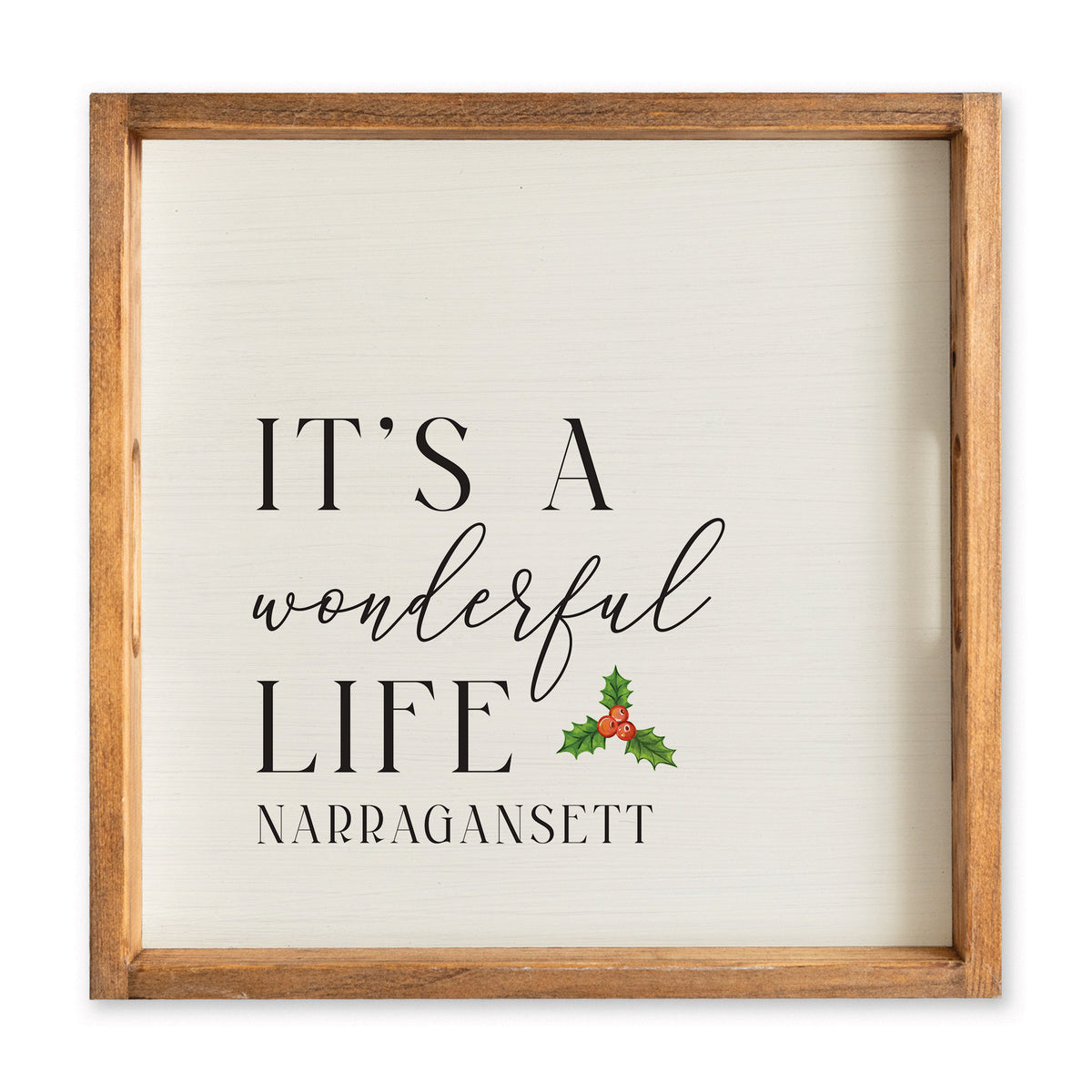 It's a Wonderful Life Personalized Serving Tray