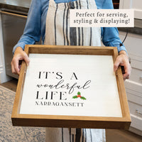 It's a Wonderful Life Personalized Serving Tray