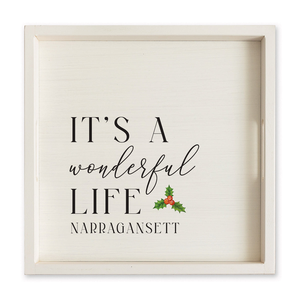 It's a Wonderful Life Personalized Serving Tray