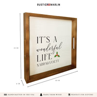 It's a Wonderful Life Personalized Serving Tray