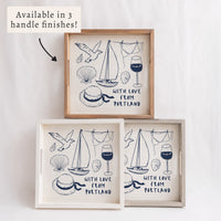 With Love From Personalized Serving Tray
