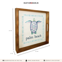 Sea Turtle Personalized Serving Tray