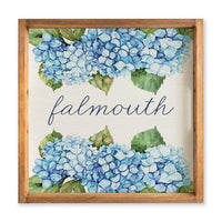 Hydrangea Bloom Personalized Serving Tray