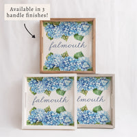 Hydrangea Bloom Personalized Serving Tray