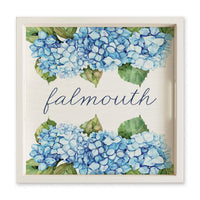 Hydrangea Bloom Personalized Serving Tray
