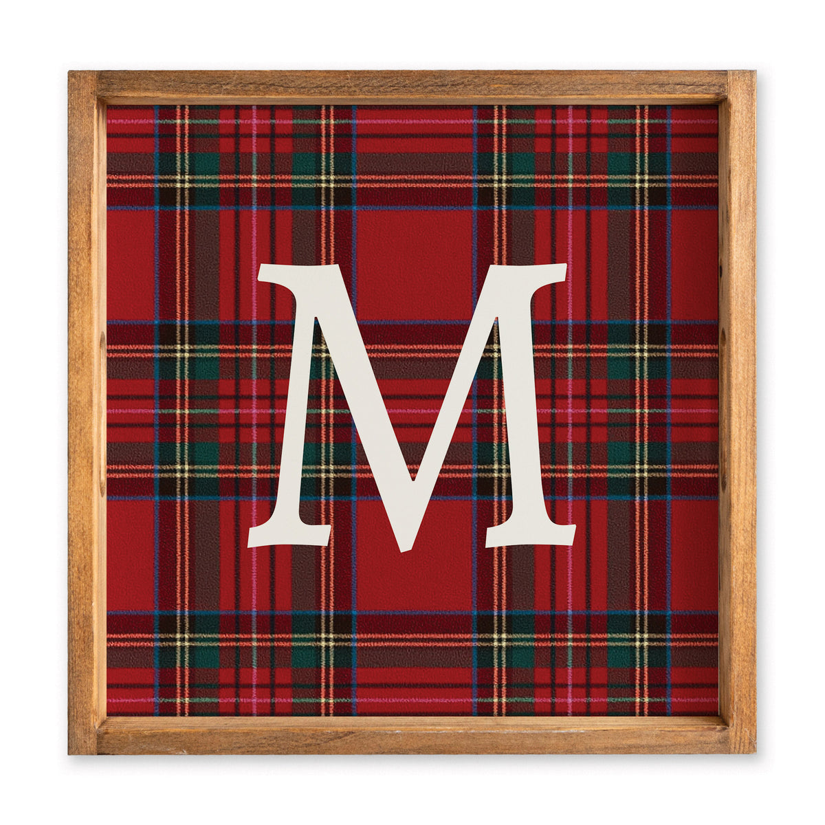 Classic Tartan Personalized Serving Tray