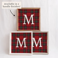 Classic Tartan Personalized Serving Tray