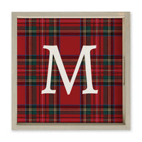 Classic Tartan Personalized Serving Tray