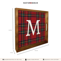 Classic Tartan Personalized Serving Tray