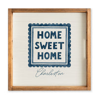 Home Sweet Home Stamp Personalized Serving Tray