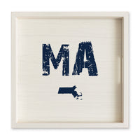 Rustic State Personalized Serving Tray