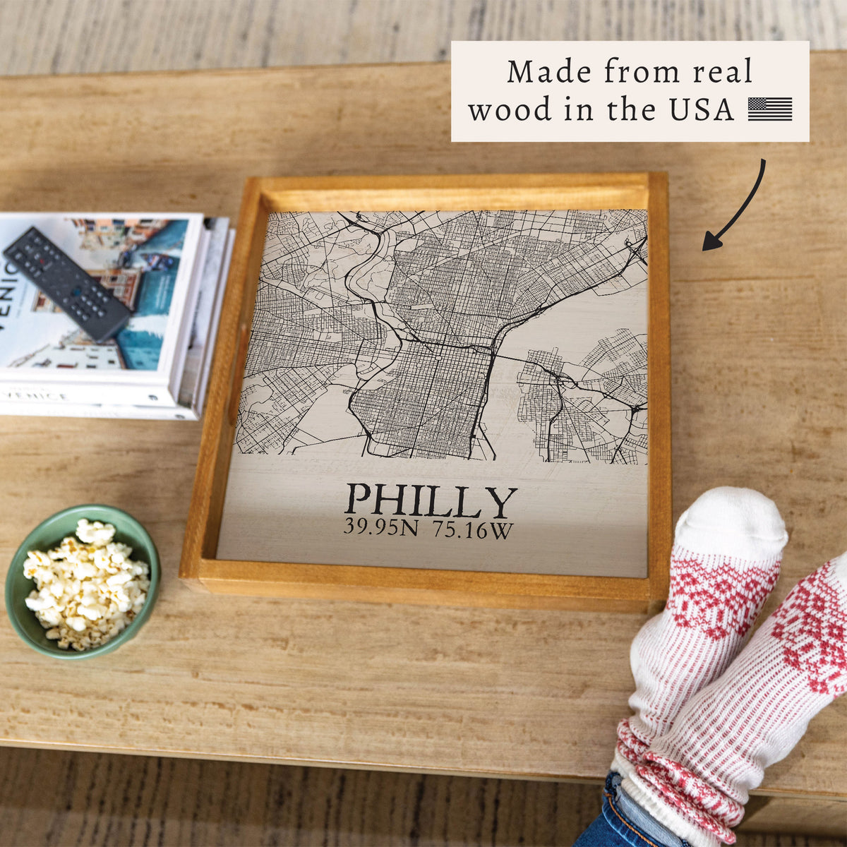 Philly City Grid Serving Tray
