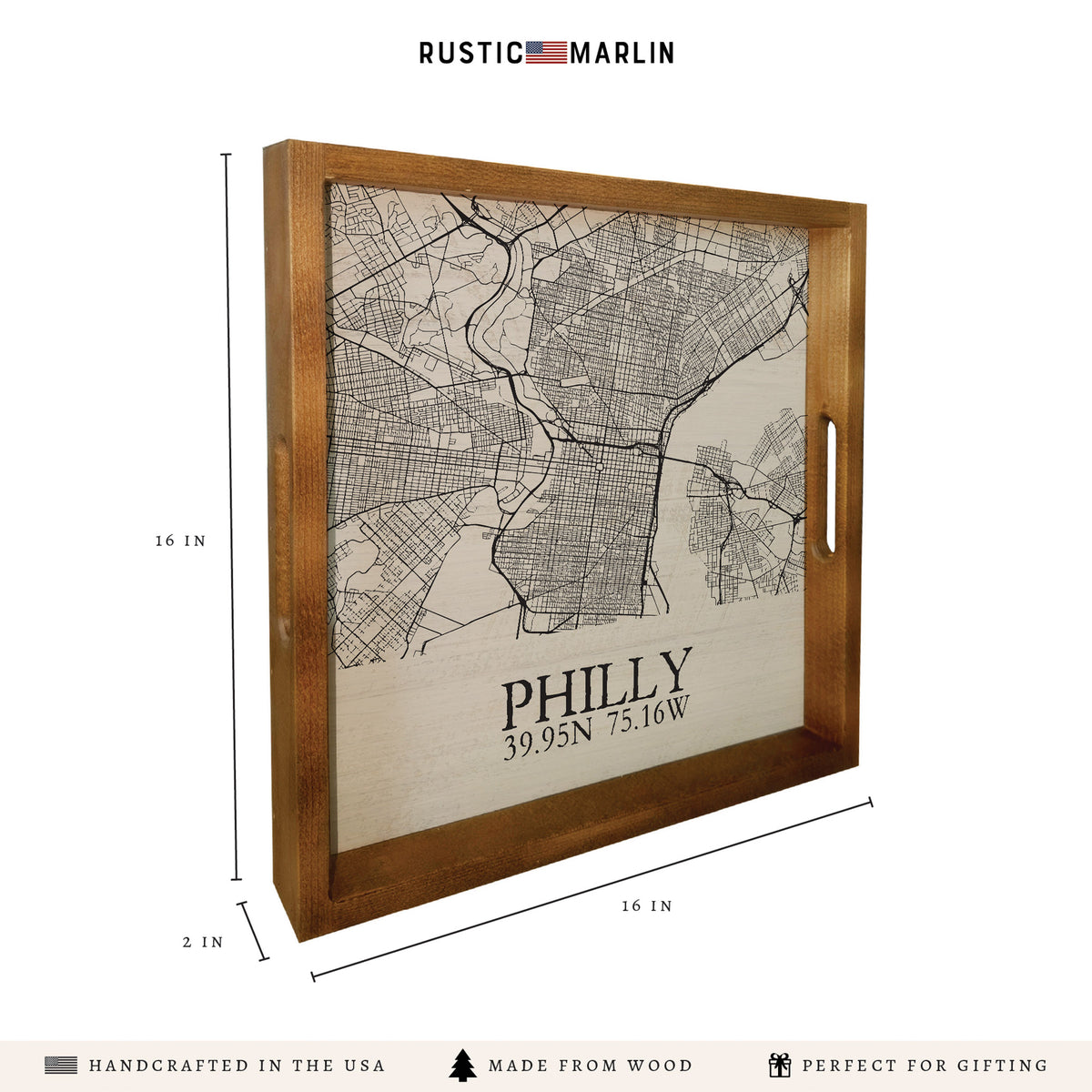 Philly City Grid Serving Tray