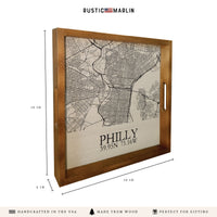 Philly City Grid Serving Tray