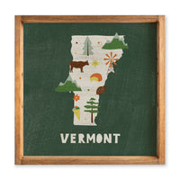 Vermont State Icons Serving Tray