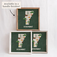 Vermont State Icons Serving Tray