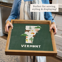 Vermont State Icons Serving Tray