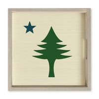 Maine Flag Serving Tray