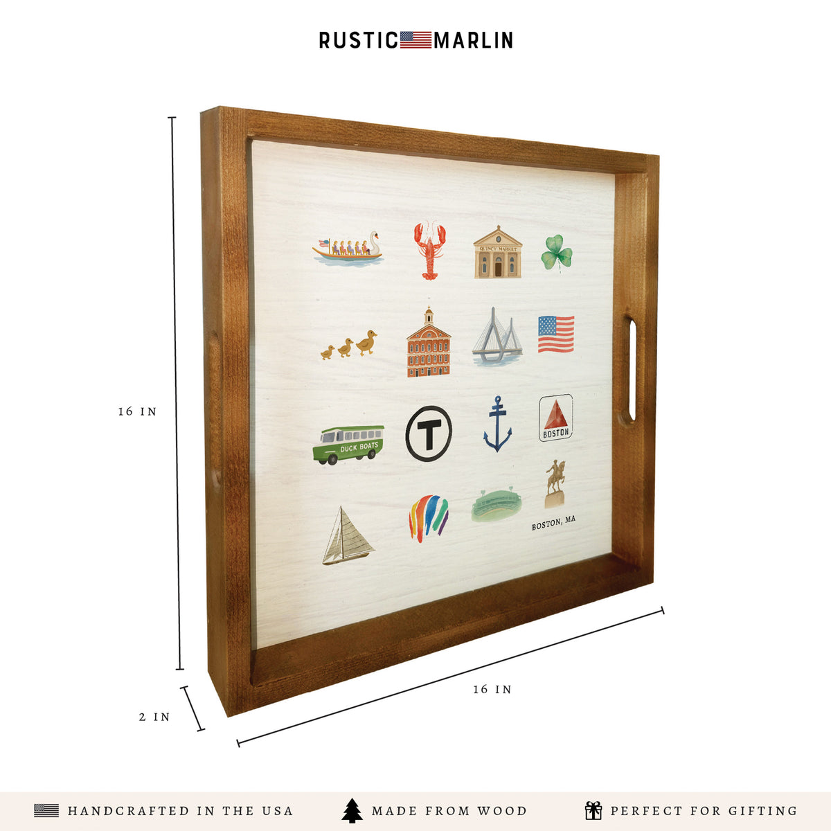 Boston Icons Serving Tray