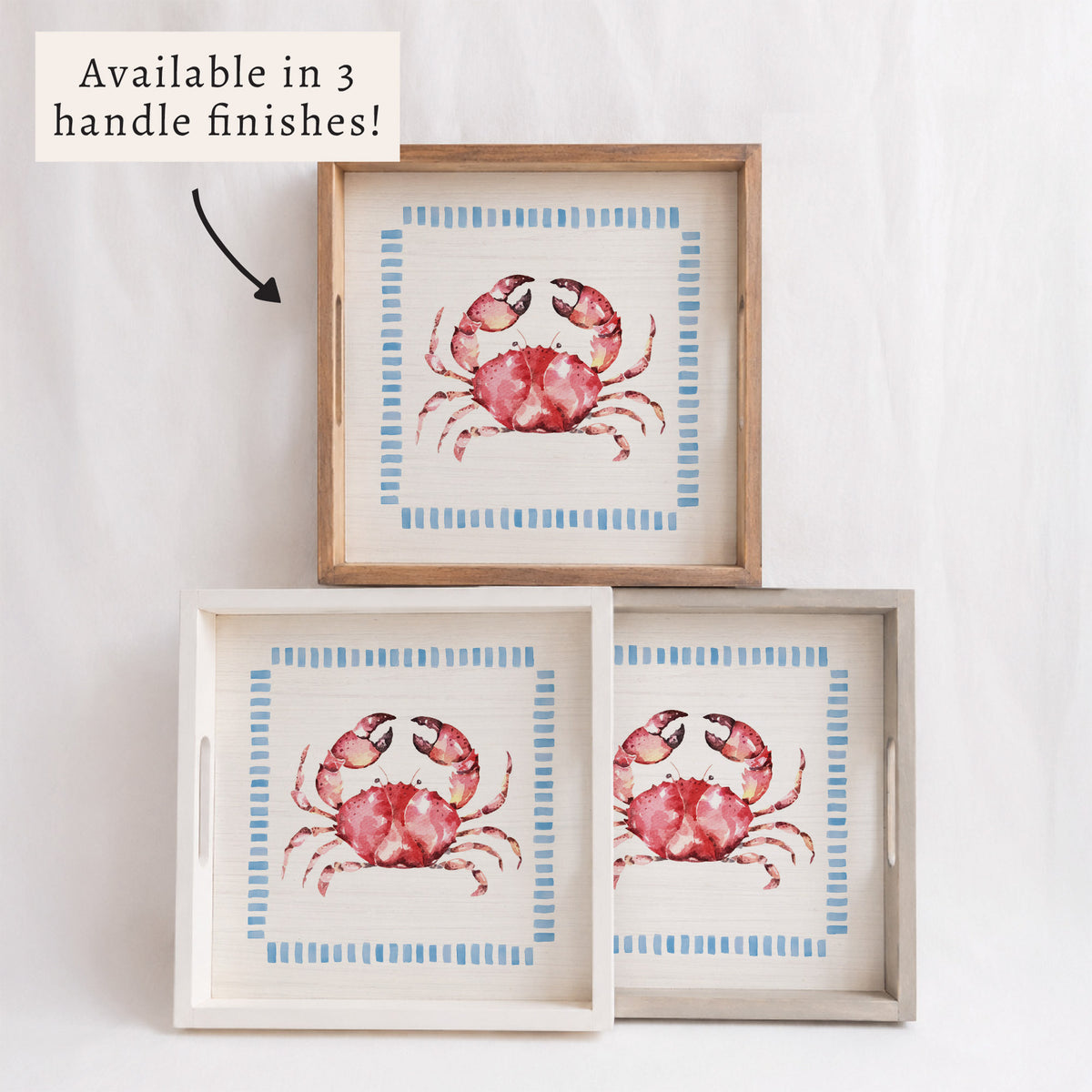 Stitched Crab Serving Tray