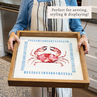 Stitched Crab Serving Tray