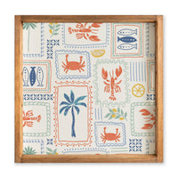 Seaside Tiles Serving Tray