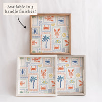 Seaside Tiles Serving Tray