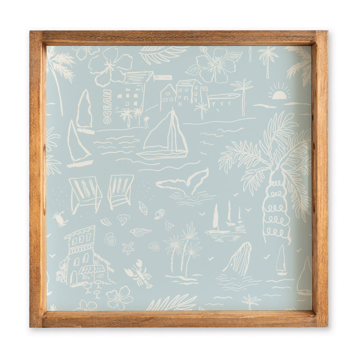 Ocean Breeze Serving Tray