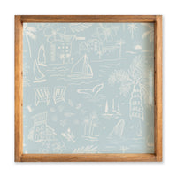 Ocean Breeze Serving Tray