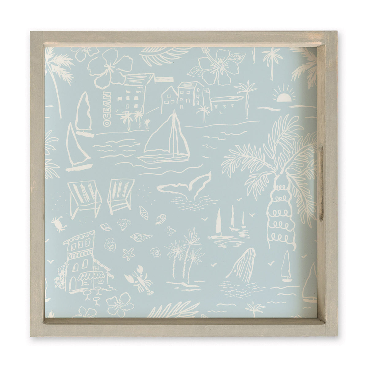 Ocean Breeze Serving Tray
