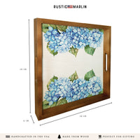 Hydrangea Bloom Tray Serving Tray